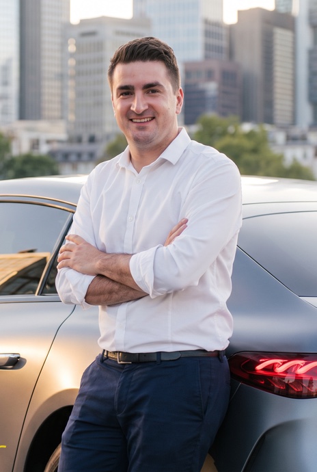 Viktor Ledin, CDO und Managing Director vilocar