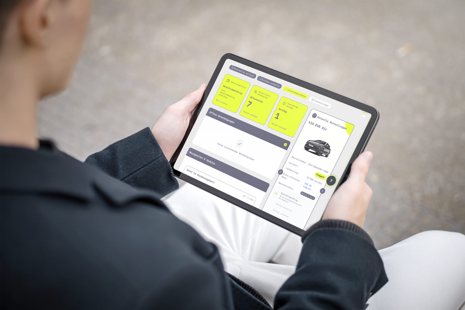 vilocar Portal Dashboard